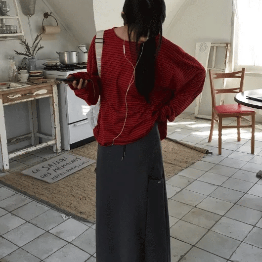 Huni Cargo Long Skirt