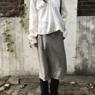 Pebble Chiffon Midi Skirt