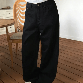 Lassen Summer Wide Cotton Denim Pants