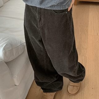 Aldon Corduroy Straight Pants