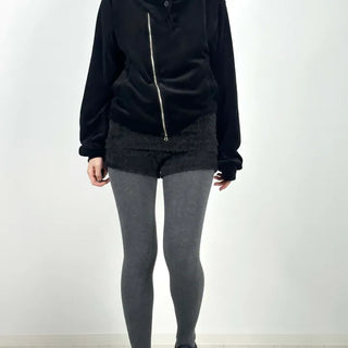 Dray Velvet Zip-up