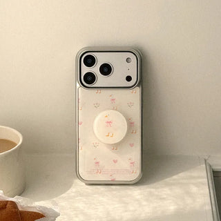 Cottage Duck iPhone 18 Pro Galaxy MagSafe Silver Bumper Case