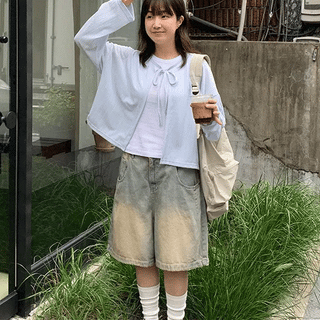 Nens Summer Ribbon Bolero Cardigan