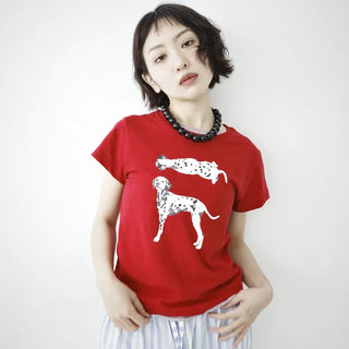 Dalmatian crop shirt