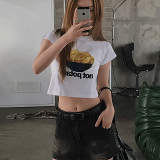 Potato Crop Spandex Short Sleeve Tee