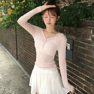 Is Button T-shirt