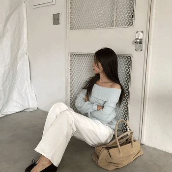 Need Alpaca Off-Shoulder Knit