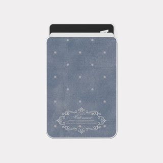 midnight dot MagSafe card clear wallet pocket case