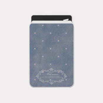 midnight dot MagSafe card clear wallet pocket case