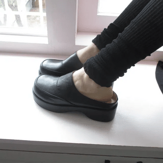Riveted Square Loafers