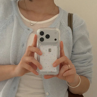 Sparkling Moon MagSafe Clear Jelly Hard Phone Case for iPhone 17 Pro