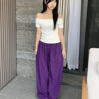 Jasmine Linen Elastic Waist TwoWay Harem Pants