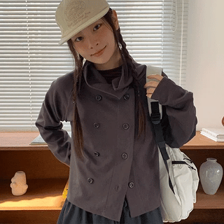 Sitka Cotton Double Collar Cardigan