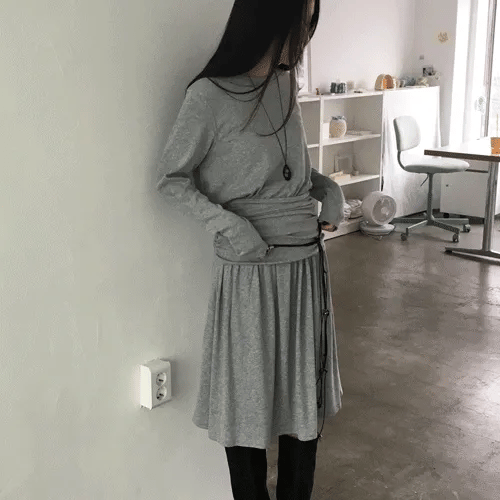 High Shirred Dress (3 colors)