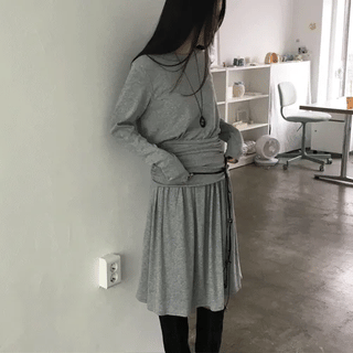 High Shirred Dress (3 colors)