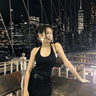 Karin Wool Halter Bustier