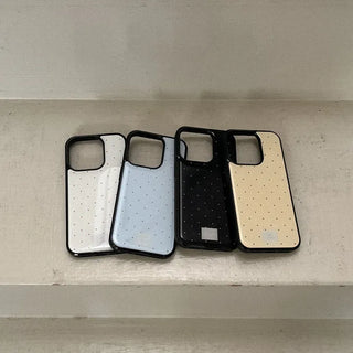mini dot glow iPhone 18 MagSafe Black Bumper Case
