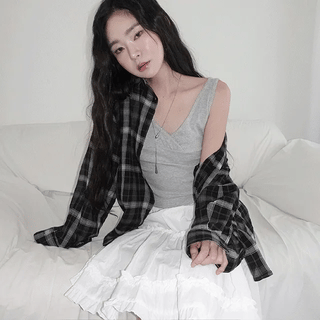 Perudi Check Loose Fit Shirt