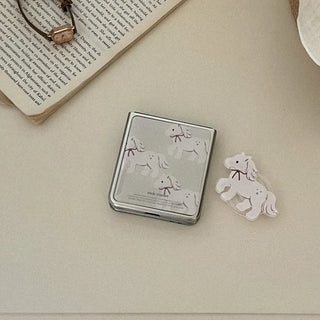 Magic Pony Galaxy Z-Flip Fold 8 MagSafe Silver Bumper Case
