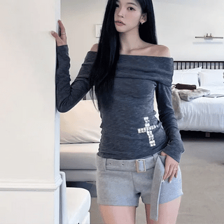 Cubic lettering T-shirt