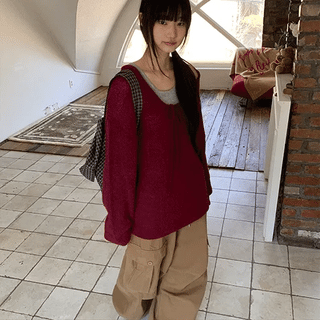 Mokili Pintuck Cargo Wide Pants