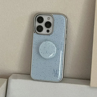 [mm] Sand Pattern iPhone 18 Pro MagSafe Silver Bumper Case