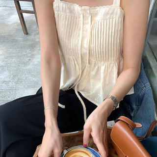 Blooming Pintuck Bustier