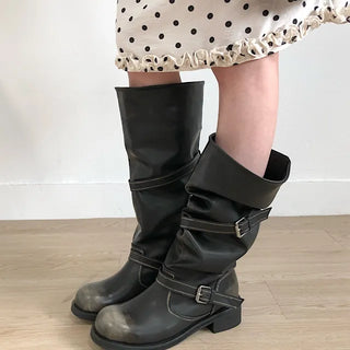 Wide Snap Boots