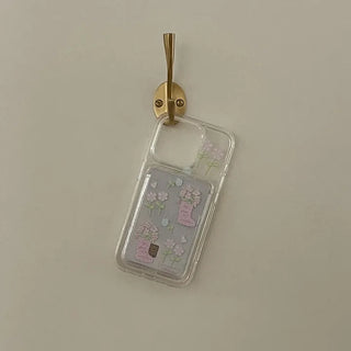 My Little Calms MagSafe Clear Card Wallet Pocket Case