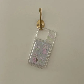 My Little Calms MagSafe Clear Card Wallet Pocket Case