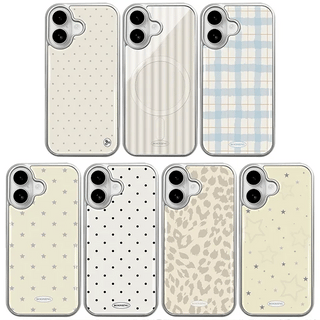 Lemon Silver Epoxy Bumper iPhone 17 Pro Pro Max Galaxy S26 Flip 7 MagSafe Phone Case