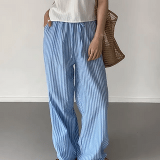 Izumi Summer Stripe Wide Pants