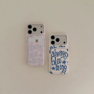 Always Blooming MagSafe Card Slot Wallet Pocket Case