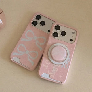 Holiday Favor iPhone 17 Pro Card Holder Hard Case