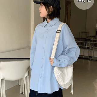 Dameta Pocket Basic Overshirt