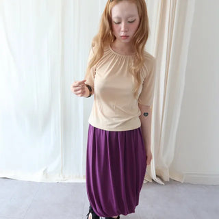 SHEER HENLEY BUTTON TEE