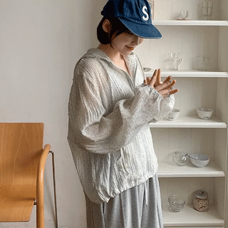 Gendio Summer Dot Hooded Wind Jumper