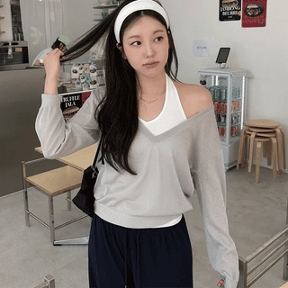 Bailey Summer V-neck Knit