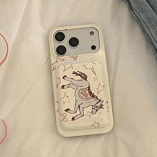 Drawing Horse iPhone 17 Pro Hard Case