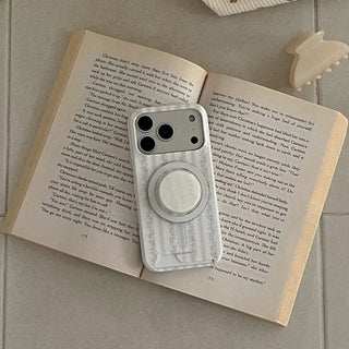 Botanical Stripe MagSafe Card Phone Case for iPhone 17 Pro Hard