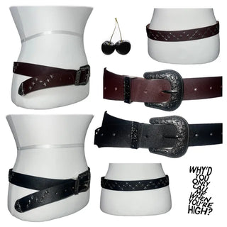 Oval Python belt