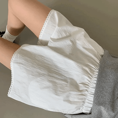 Muse Summer Lacelined Elastic Waist Shorts