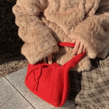 Lumina Ribbon Knit Tote Bag