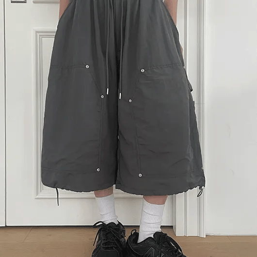 Solbarb Carpenter Nylon Elastic Bermuda Shorts