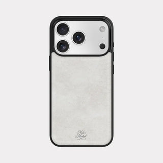 Mellow Texture iPhone 18 Pro Galaxy Epoxy Black Bumper Case