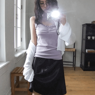 Dayd Silky Midi Skirt