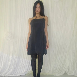 Strap Ruffle Dress