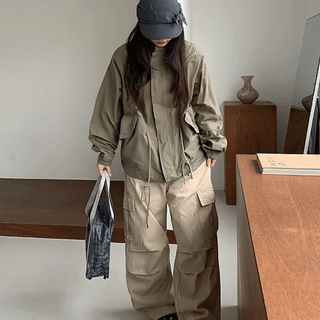 Roni Hin Banded Cargo Pants