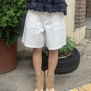 Sikuni Basic Wide Half Pants