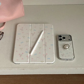 Heritage Bloom iPad Pro Air 13 11 Clear Detachable Cover Case